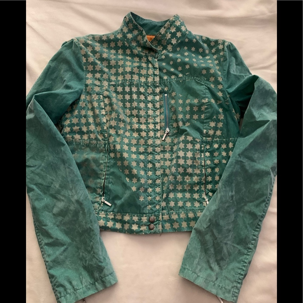 CUSTO BARCELONA Green Jacket